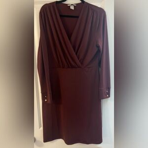 H&M, knee length red dress, never worn!!!!